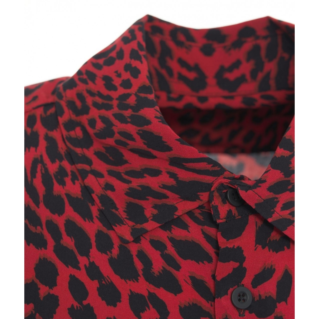 Camicia con stampa rosso