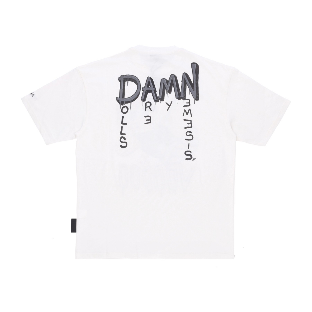 maglietta uomo tdc voodoo print tee x testa di chezzo WHITE