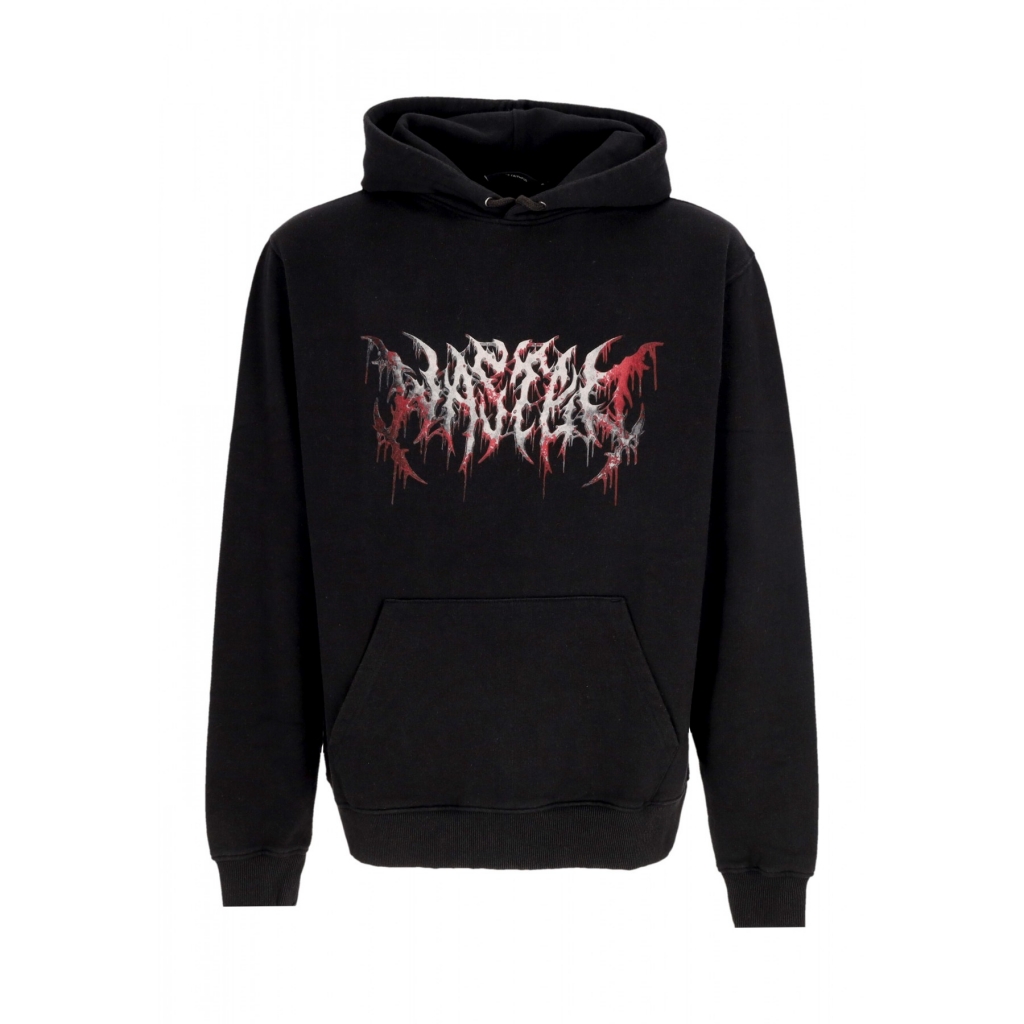 felpa cappuccio uomo scythe hoodie BLACK