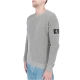 Maglia Calvin Klein Jeans Uomo Badge Easy Sweater P41 GREY