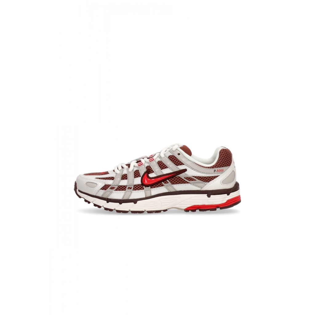 scarpa bassa donna wmns p-6000 MTLC SUMMIT WHITE/FIRE RED/DARK PONY