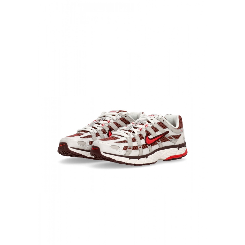 scarpa bassa donna wmns p-6000 MTLC SUMMIT WHITE/FIRE RED/DARK PONY