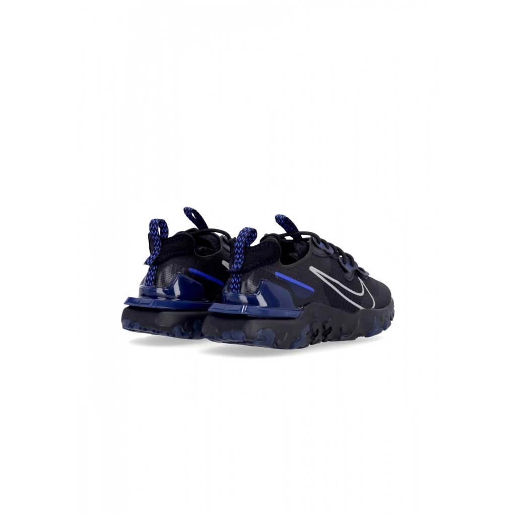 scarpa bassa uomo react vision BLACK/WOLF GREY/MIDNIGHT NAVY/RACER BLUE