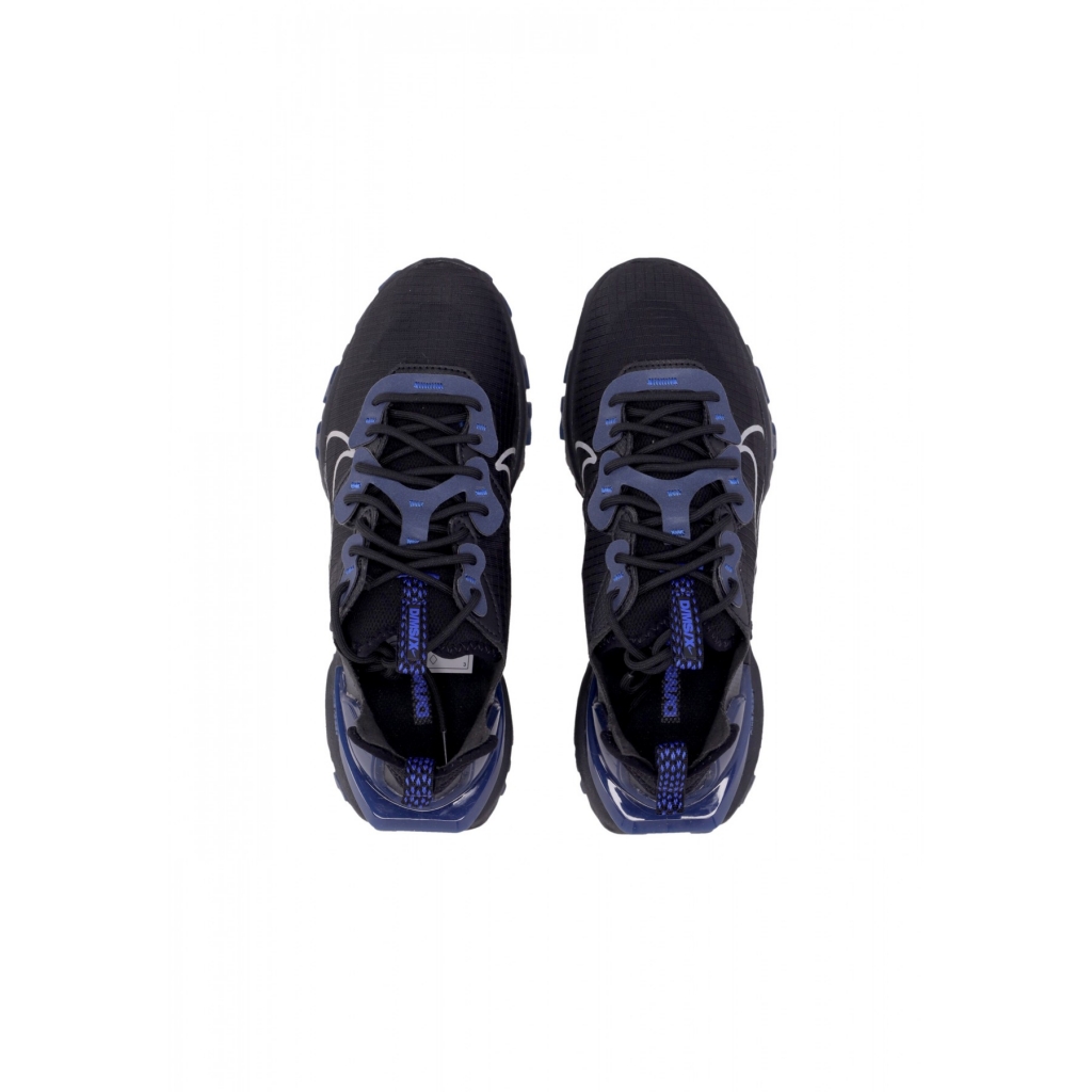 scarpa bassa uomo react vision BLACK/WOLF GREY/MIDNIGHT NAVY/RACER BLUE