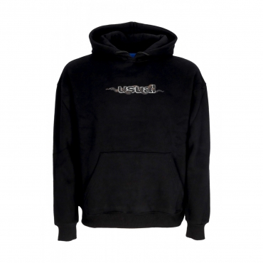 felpa cappuccio uomo poison hoodie BLACK