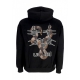 felpa cappuccio uomo poison hoodie BLACK