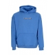 felpa cappuccio uomo metal hoodie BLUE ROYAL