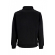 felpa collo alto uomo pitcher funnel crewneck BLACK