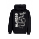 felpa cappuccio zip uomo lethal zip hoodie BLACK