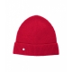 Cappello a maglia in lana rosso