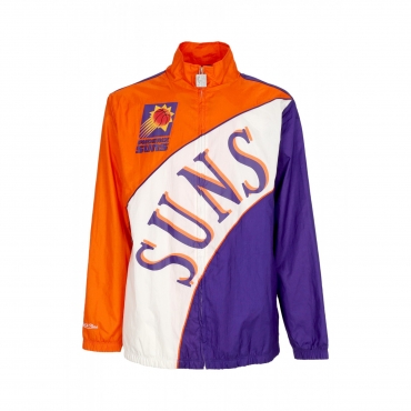 giacca a vento uomo nba arched retro lined windbreaker phosun PURPLE/ORANGE