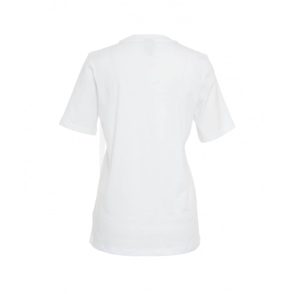 T-shirt con dettaglio floreale Jawi bianco