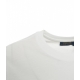 T-shirt con logo ricamato bianco