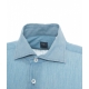 Camicia in cotone fine azzurro