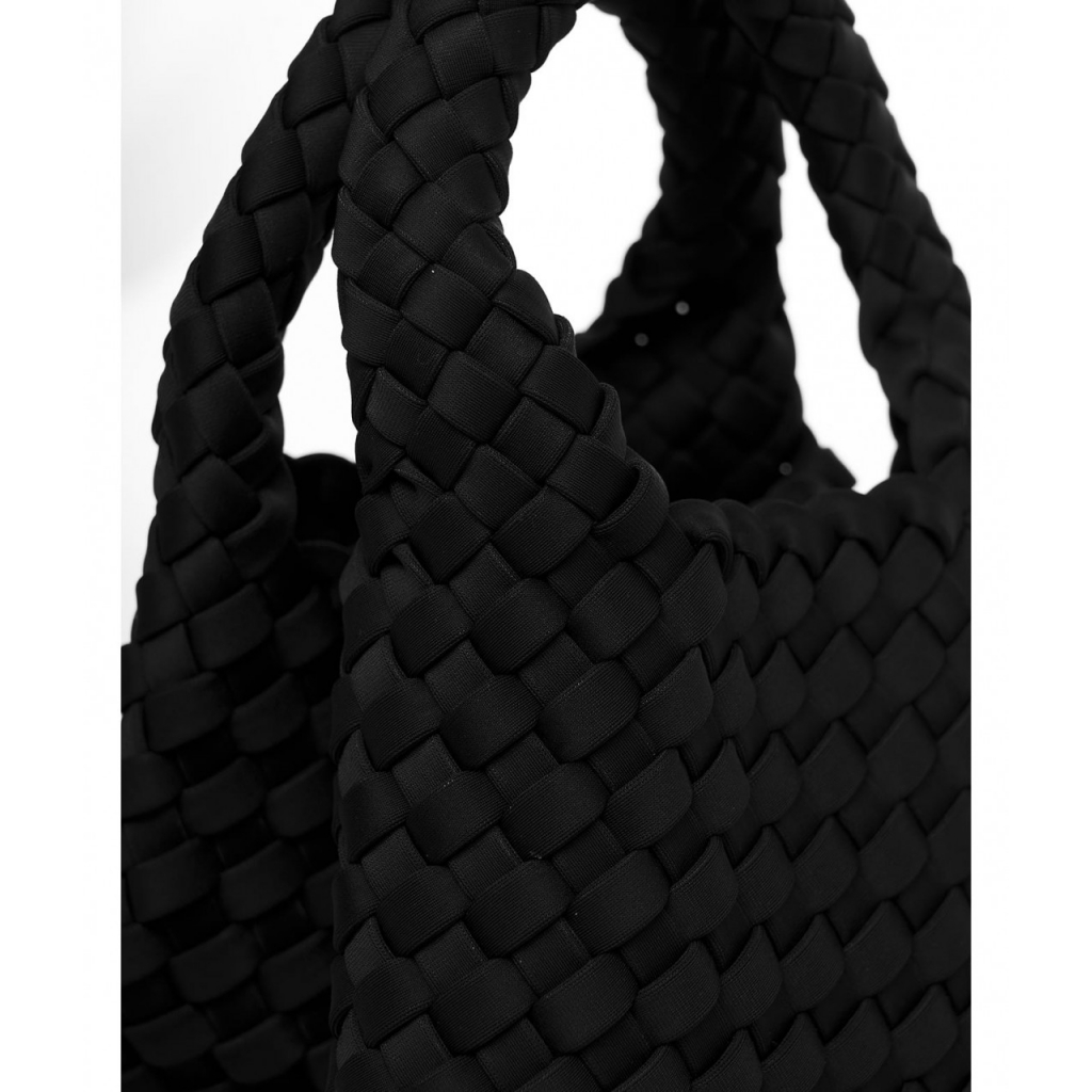 Borsa a mano in neoprene Di Nero Mini