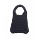 Borsa a mano in neoprene Almost Midnight Mini blu scuro