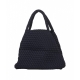 Handbag in neoprene Almost Midnight Medium blu scuro