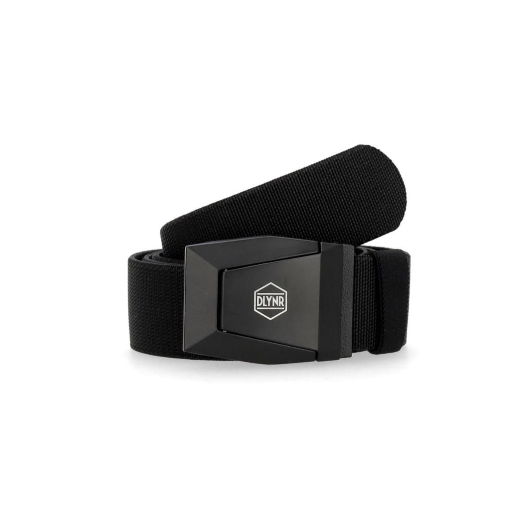 cintura uomo polygonal buckle belt BLACK