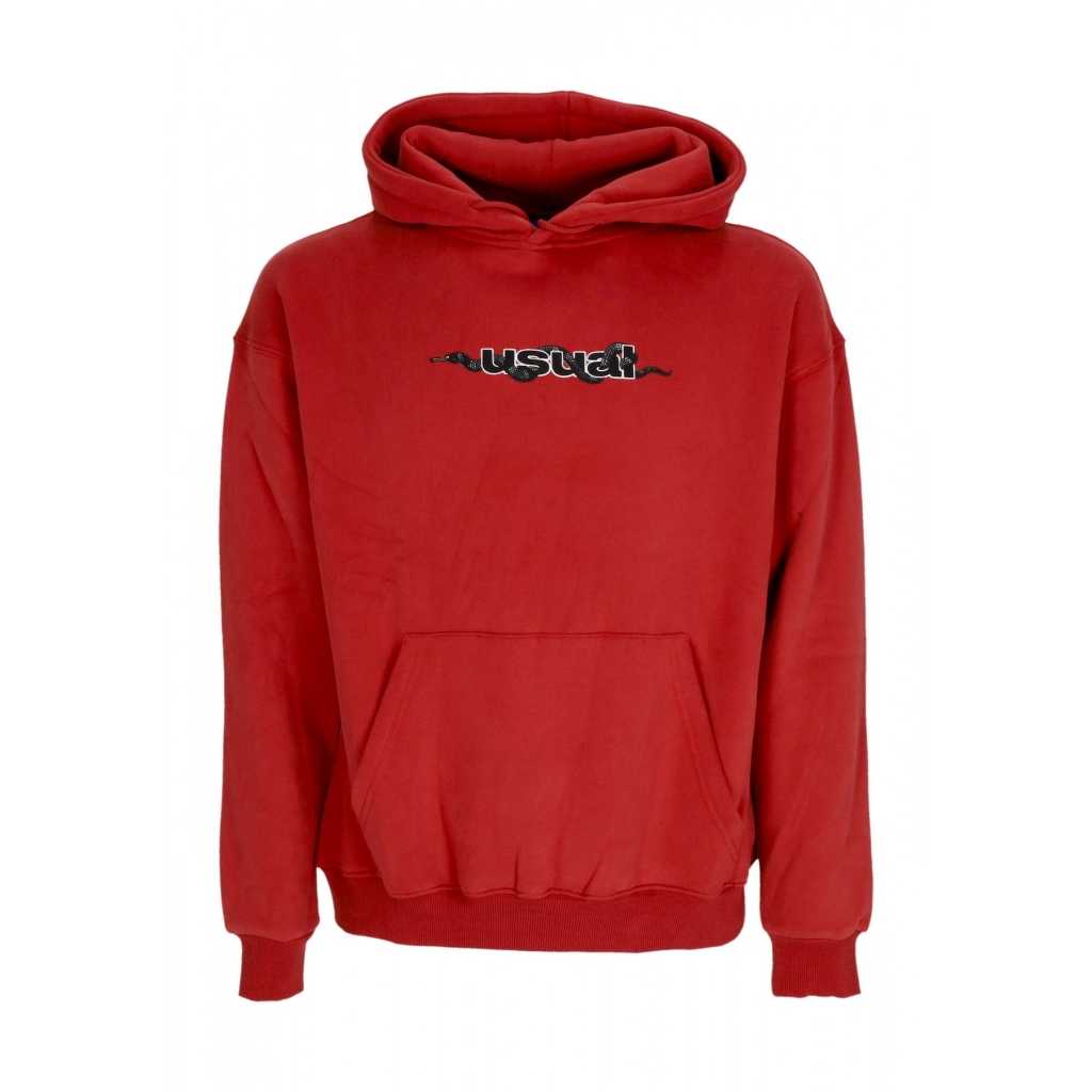 felpa cappuccio uomo poison hoodie DARK RED