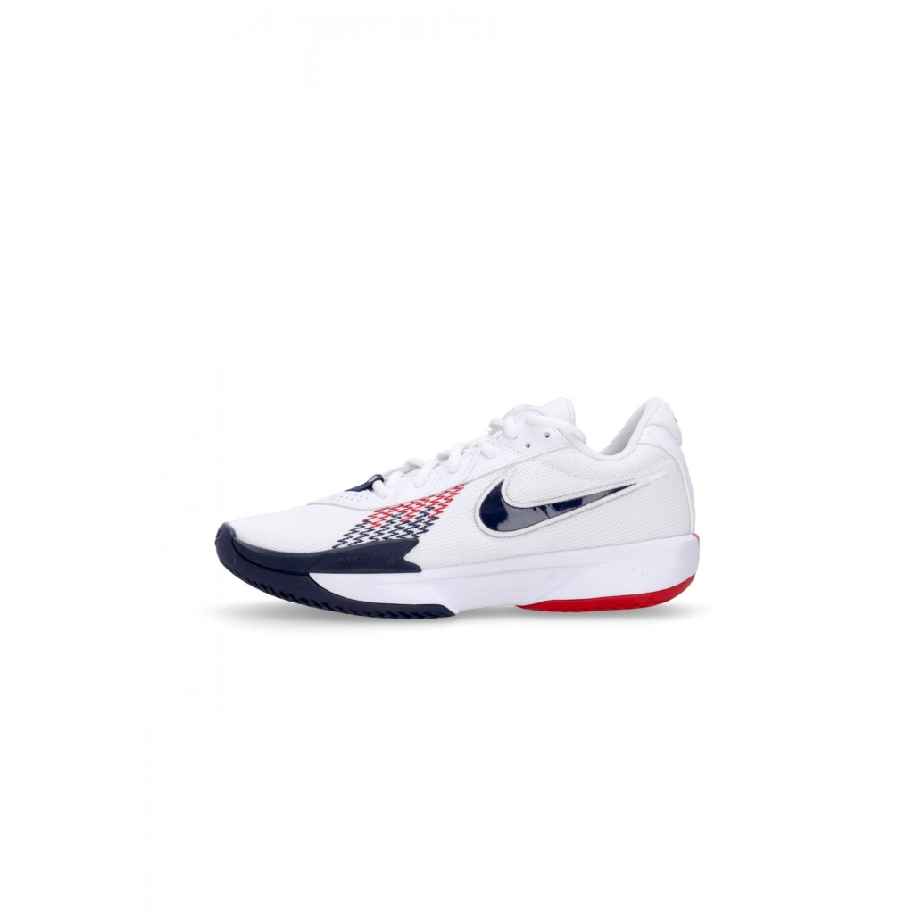 scarpa basket uomo air zoom gt cut academy WHITE/OBSIDIAN/SPORT RED