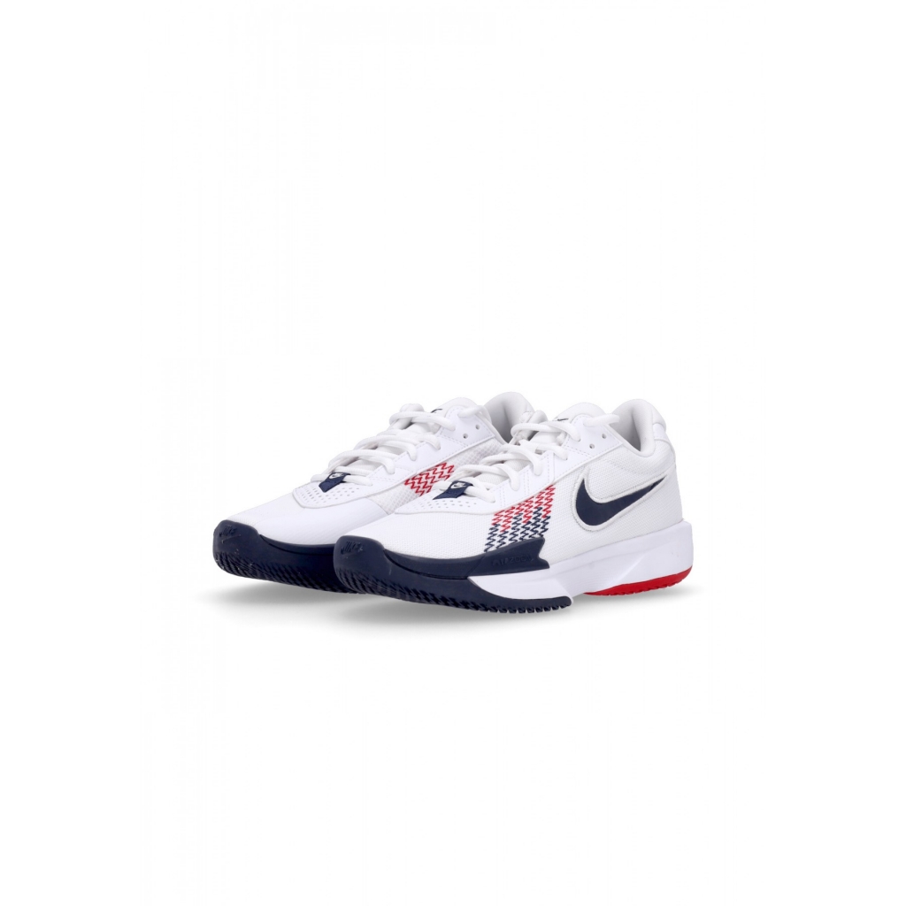 scarpa basket uomo air zoom gt cut academy WHITE/OBSIDIAN/SPORT RED