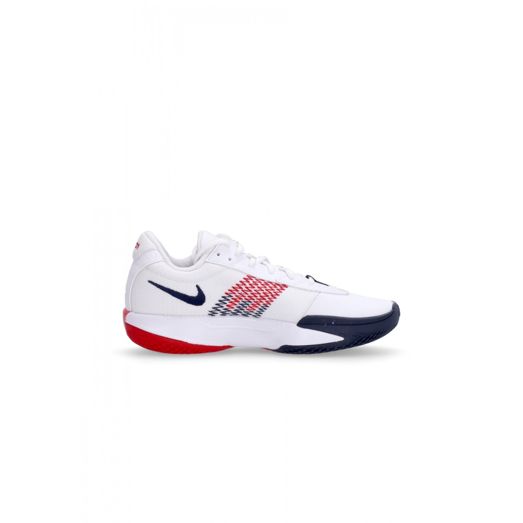 scarpa basket uomo air zoom gt cut academy WHITE/OBSIDIAN/SPORT RED