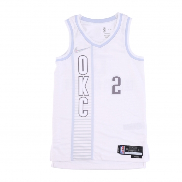 canotta basket uomo nba dri fit swingman jersey 2021 no 2 alexander gilgeous oklthu WHITE/PURE PLATINUM