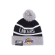 cappello pom pom uomo nba jake cuff beanie loslak BLACK