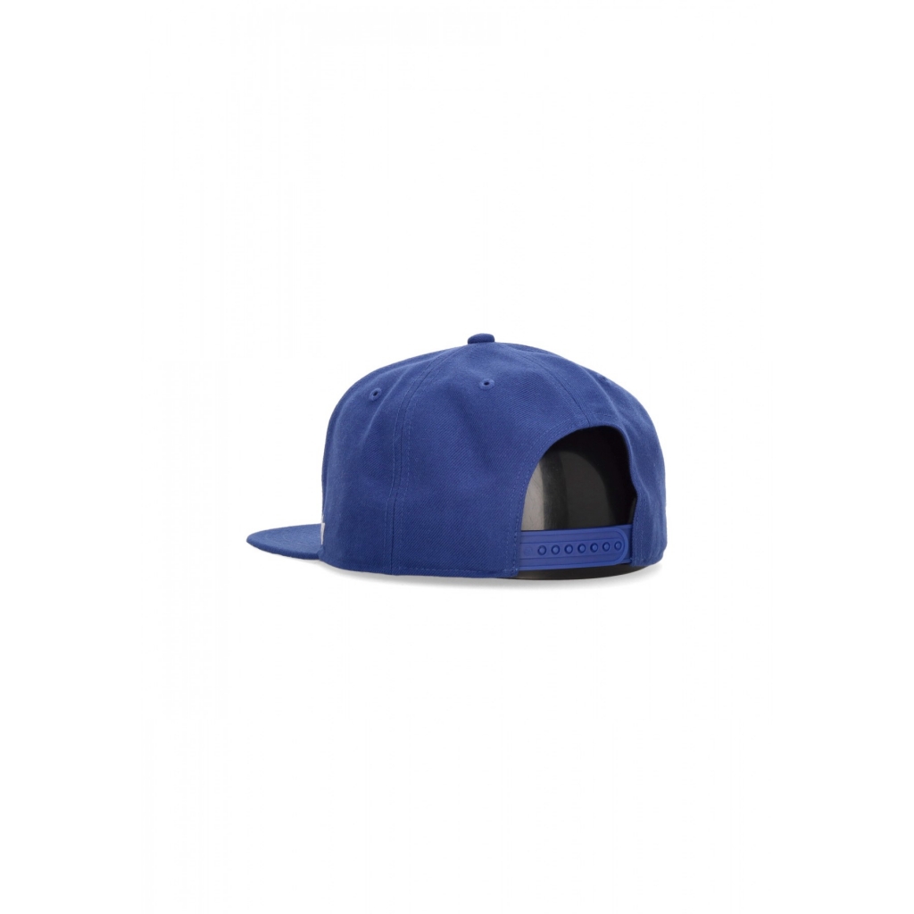 cappellino visiera piatta uomo mlb script under captain losdod ROYAL BLUE