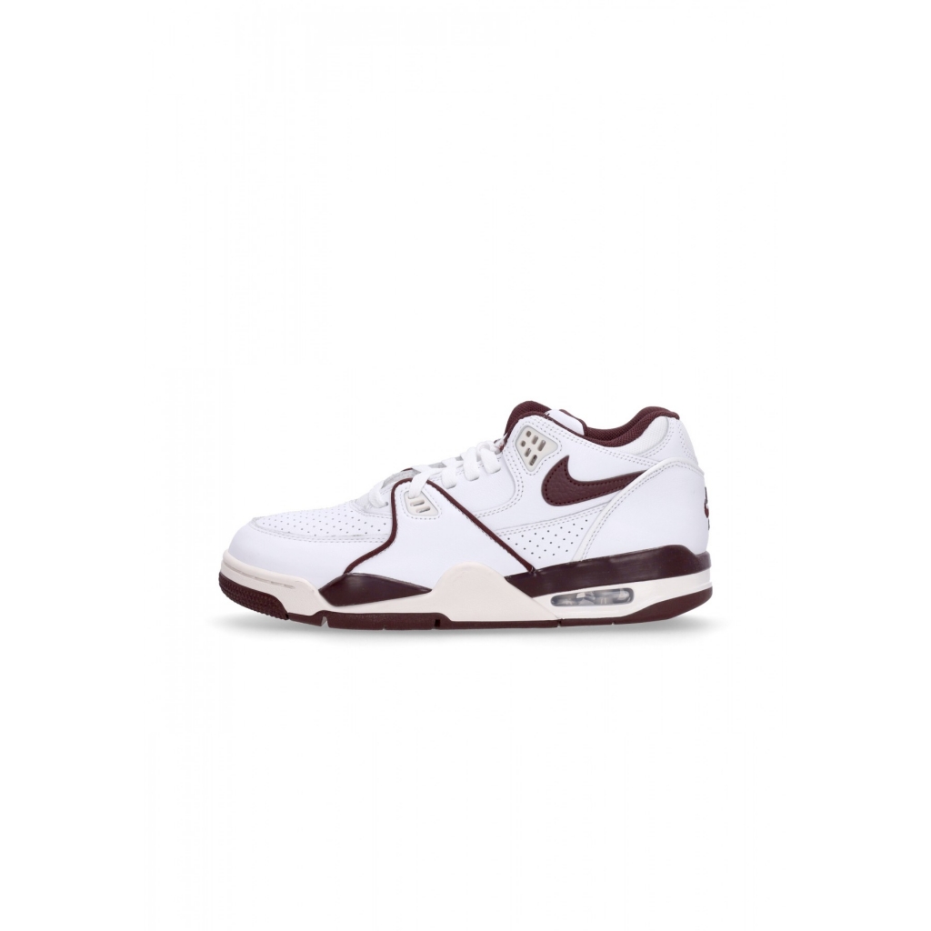 scarpa bassa uomo air flight 89 low WHITE/BURGUNDY CRUSH/PHANTOM