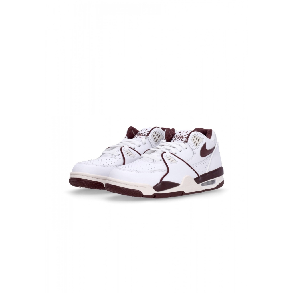 scarpa bassa uomo air flight 89 low WHITE/BURGUNDY CRUSH/PHANTOM