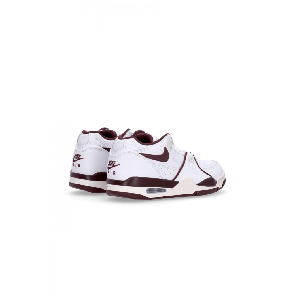 scarpa bassa uomo air flight 89 low WHITE/BURGUNDY CRUSH/PHANTOM