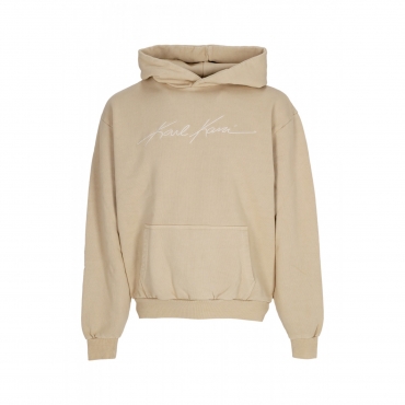 felpa cappuccio uomo autograph heavy os hoodie SAND