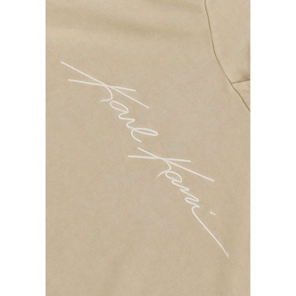 felpa cappuccio uomo autograph heavy os hoodie SAND