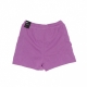 pantalone corto tuta felpato donna w sportswear air short fleece high rise VIOLET SHOCK/WHITE