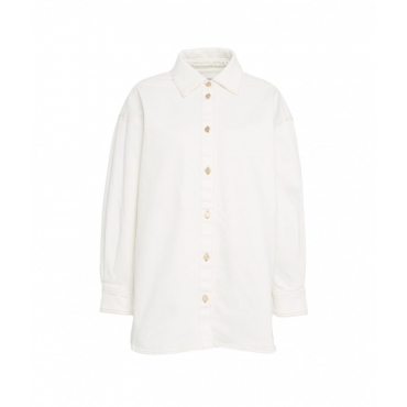 Overshirt Nina bianco