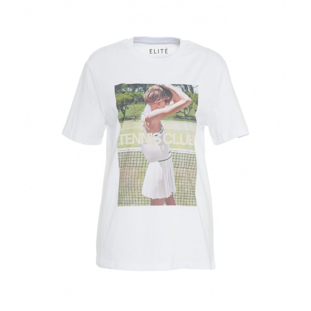 T-shirt Tennis bianco