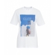 T-shirt Blu bianco