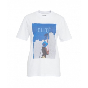 T-shirt Blu bianco