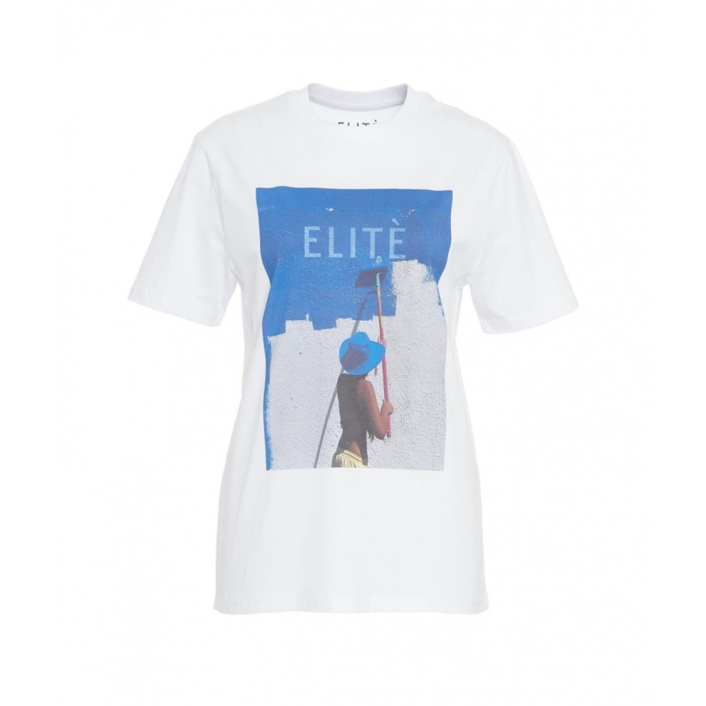 T-shirt Blu bianco