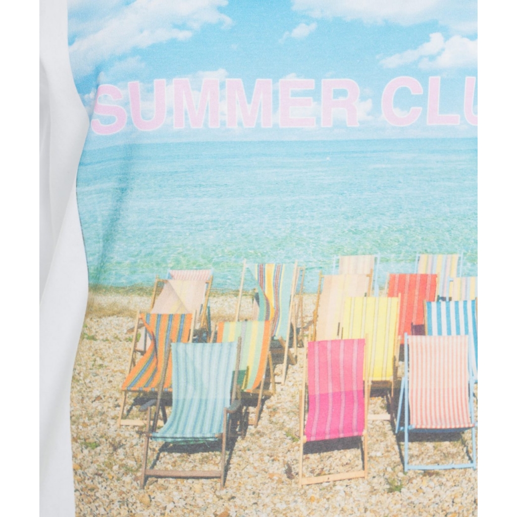 T-shirt Summer Club bianco