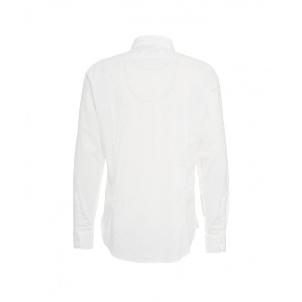 Camicia in cotone fine bianco