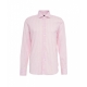 Camicia in cotone fine con righe rosa chiaro