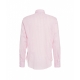 Camicia in cotone fine con righe rosa chiaro