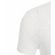 T-shirt a coste bianco