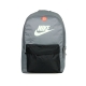 zaino uomo nike heritage backpack 20 SMOKE GREY/BLACK/LIME BLAST