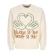 felpa girocollo uomo always we crewneck SAND