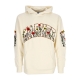 felpa cappuccio uomo bouquet pullover hoodie ECRU