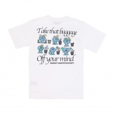 maglietta uomo sanitation dept tee WHITE