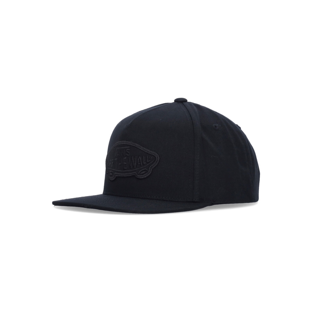 cappellino visiera piatta uomo classic patch snapback BLACK/BLACK